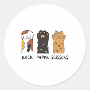 Adesivo Tesoura De Papel De Gato Engraçado Pinças De Gato 