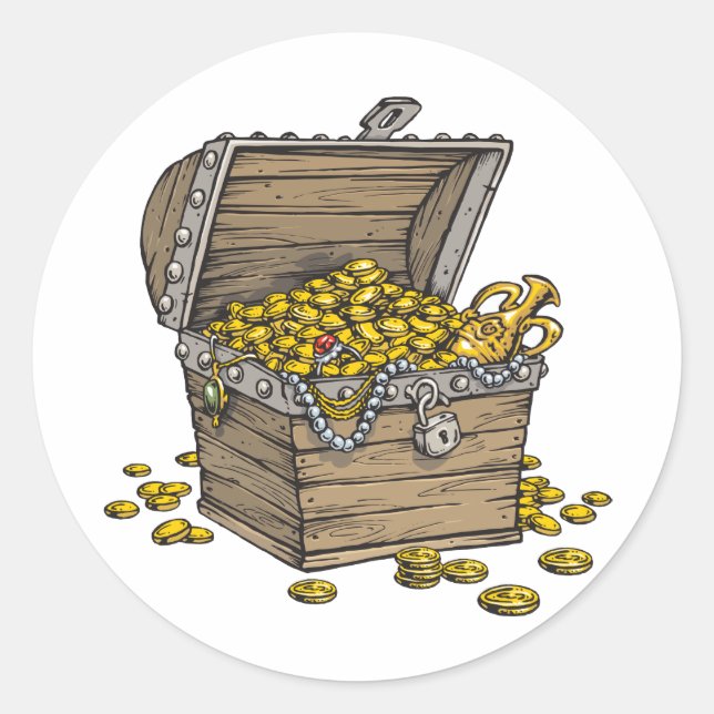 Adesivo tesouro (Frente)