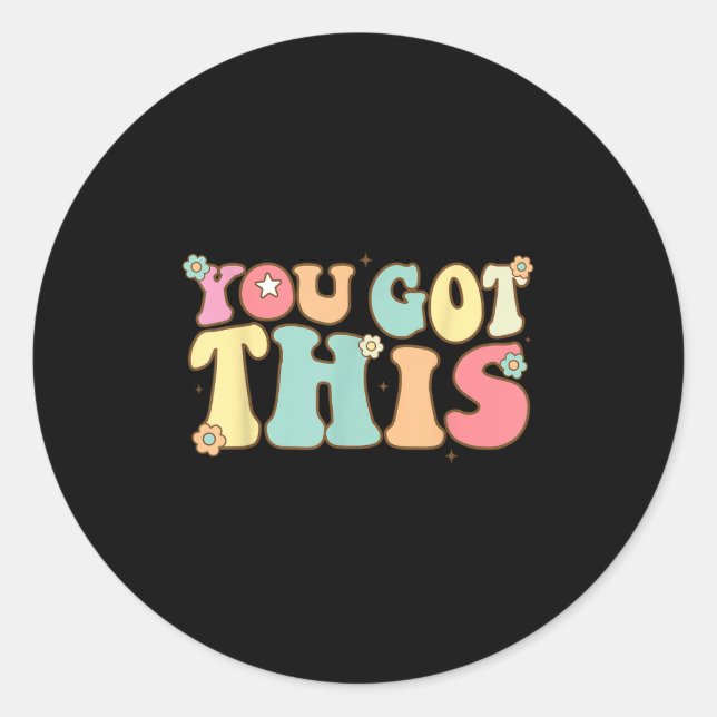 Adesivo Test Day Teacher Shirt Motivational Testing Day St (Frente)