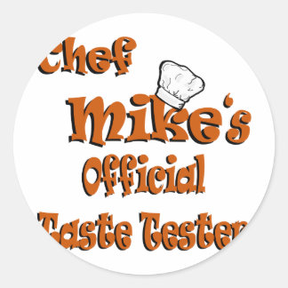 Adesivo Testador de sabor do Chef Mike