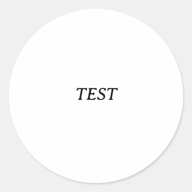 Adesivo teste (Frente)