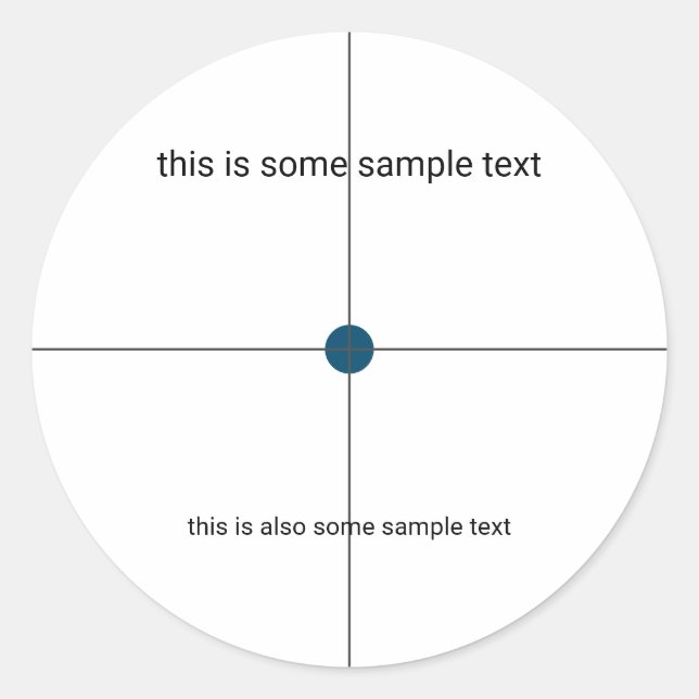 Adesivo teste de amostra (Frente)