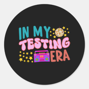 Adesivo Teste de Groovy para Estudantes da Minha Era de Te