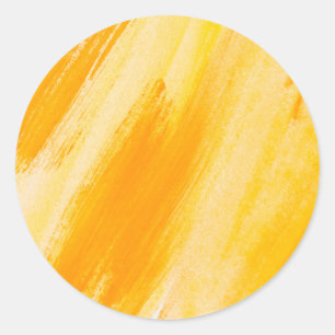 Adesivo Teste padrão amarelo alaranjado da pintura