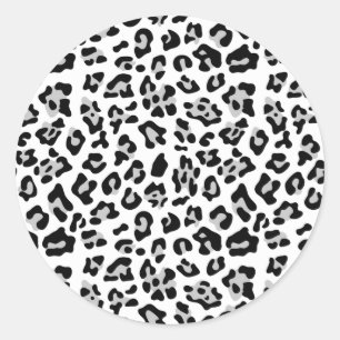 Adesivo Teste padrão animal do impressão do leopardo pre