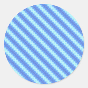 Adesivo Teste padrão azul da textura da listra do Crochet
