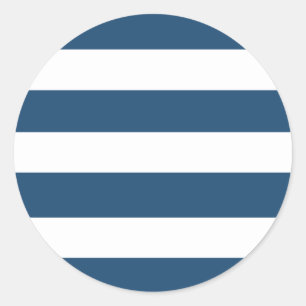 Adesivo Teste padrão branco das listras dos azuis marinho