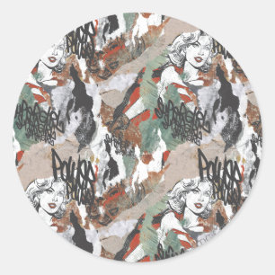 Adesivo Teste padrão cómico 6 das alcaparras de Supergirl