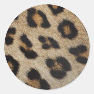 Adesivo Teste padrão da textura da pele do leopardo