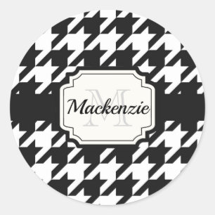 Adesivo Teste padrão de Houndstooth