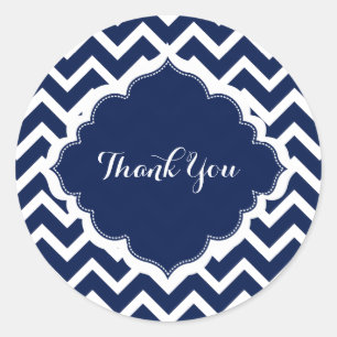 Adesivo Teste padrão de ziguezague de Chevron dos azuis