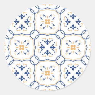 Adesivo Teste padrão floral