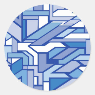 Adesivo Teste padrão geométrico 2