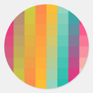 Adesivo Teste padrão geométrico abstrato