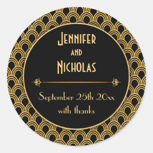 Adesivo Teste padrão geométrico dos fãs do art deco do