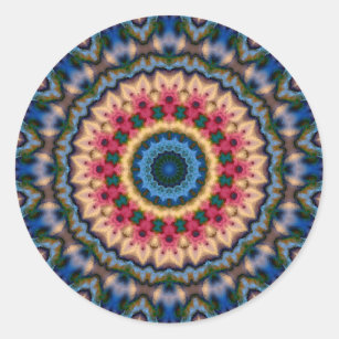 Adesivo Teste padrão kaleidoscopic do azulejo do mosaico