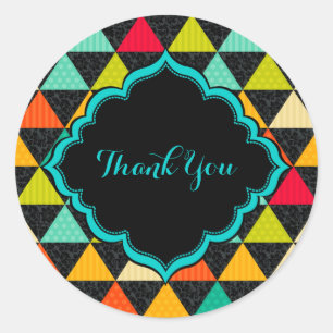 Adesivo Teste padrão sem emenda dos triângulos geométri