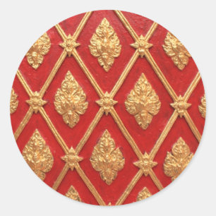 Adesivo Teste padrão tailandês da arte