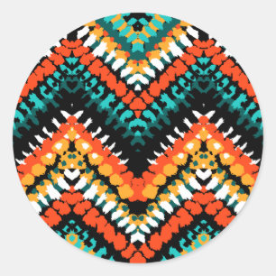 Adesivo Teste padrão tribal nativo étnico corajoso