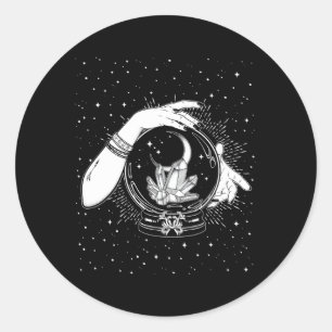 Adesivo Testemunha Mística Crystal Ball Gypsy Fortune Tell