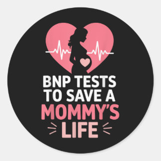 Adesivo Testes Bnp Para Salvar Um Coração De Vida Mommys