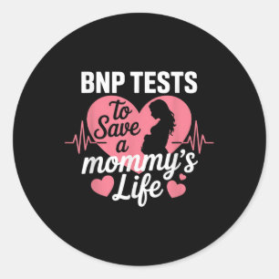 Adesivo Testes Bnp Para Salvar Uma Mãe A Vida Do Coração A
