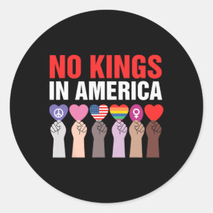Adesivo Teto Anti-Trump Democracy No Kings In America