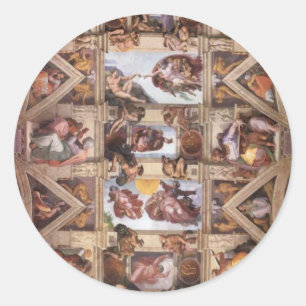 Adesivo Teto da capela de Sistine