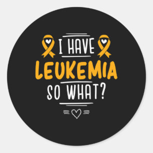 Adesivo Teto de Leucemia Crônica - Sensibilização para a L