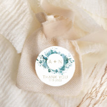 Teto e ouro Agate Monograma de aquarela