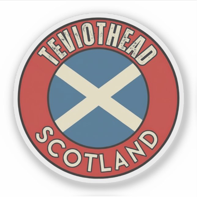 Adesivo Teviothead, Escócia (Frente)