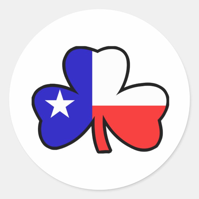 Adesivo Texan Shamrock Sticker (Frente)