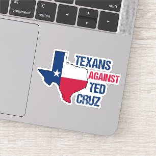 Adesivo Texanos contra o Laptop Ted Cruz