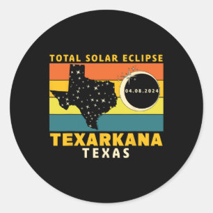 Adesivo Texarkana Texas Total Solar Eclipse 2024