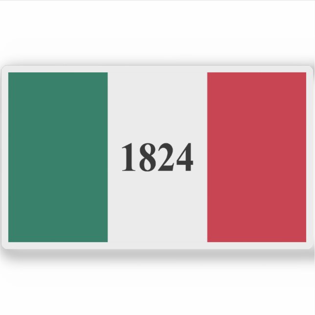 Adesivo Texas Alamo Flag (Frente)