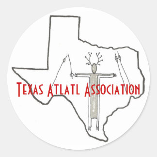Adesivo Texas Atlatl Association Stickers Shaman