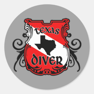 Adesivo Texas Diver