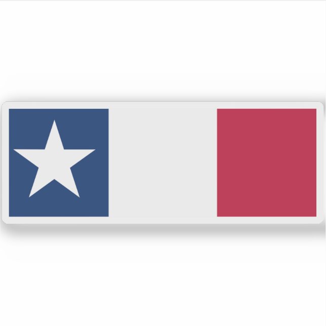 Adesivo Texas Dodson Flag (Frente)