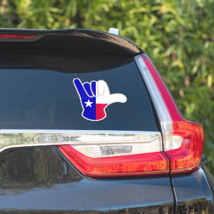 Adesivo Texas flag Shaka