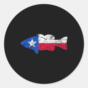 Adesivo Texas Flag Smallmouth Byb Fisheries