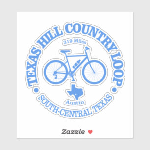 Adesivo Texas Hill Country (ciclismo)