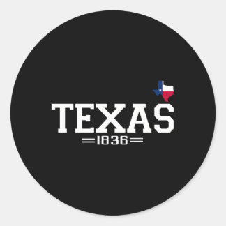 Adesivo Texas Independence Day 1836 Texas Flag