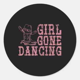 Adesivo Texas Line Dancing Rodeo Cowboy Dance Line