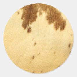 Adesivo Texas Longhorn Cowhide Animal fur Impressão Patter