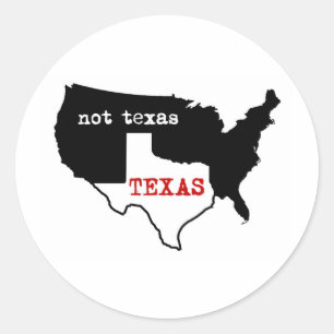 Adesivo Texas/não Texas