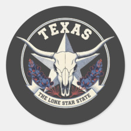 Adesivo Texas: O Estado da Estrela Solitária