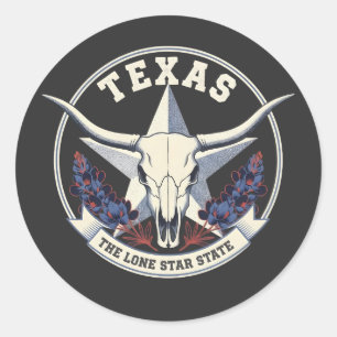 Adesivo Texas: O Estado da Estrela Solitária