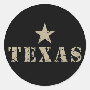 Adesivo Texas, o estado solitário da estrela