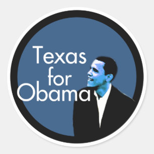 Adesivo Texas para Obama