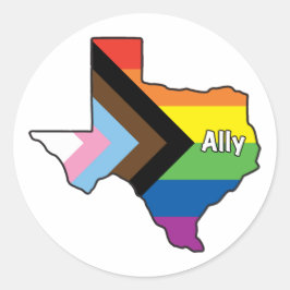 Adesivo Texas Pride Ally